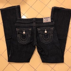 true religion low waisted bootcut jeans